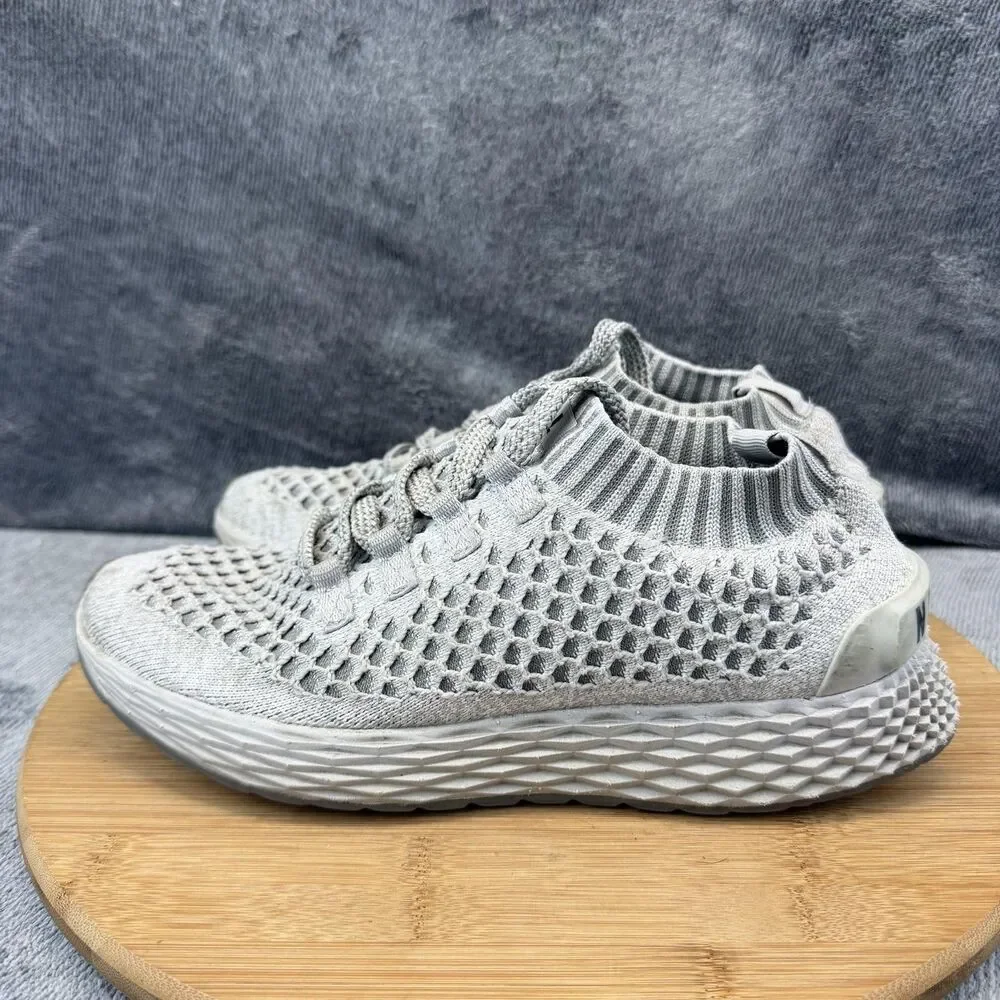 NOBULL Shoes Womens Size 8.5 Gray Knit Running Training Athletic Sneakers
